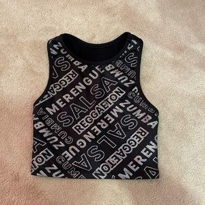 Zumba Crop Top tank